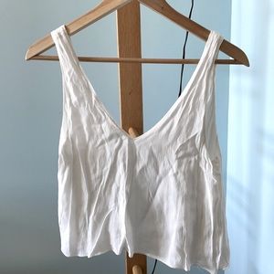 Aritzia - white top with open back